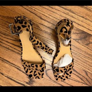 Leopard heels - new never worn